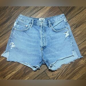 AGOLDE blue Jean Shorts Distressed "Dee"